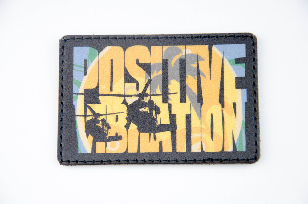 Шеврон Positive vibration печать