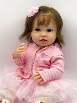 Кукла Реборн виниловая 55см в пакете (FA-827)