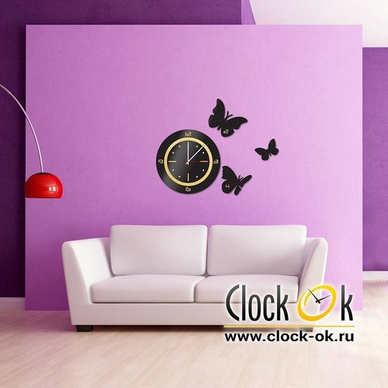 Настенные часы Вальс Бабочек