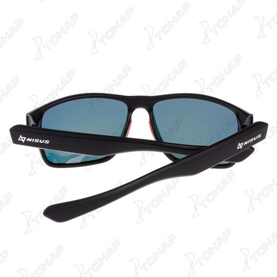 Очки поляризационные в жест.чехле (зеркал. оранжевый) (N-OP-LZ0471-O) Nisus