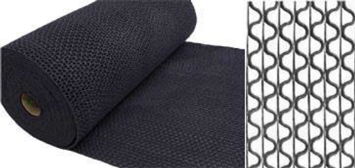 Противоскользящая дорожка "Зиг Заг" черная 8мм