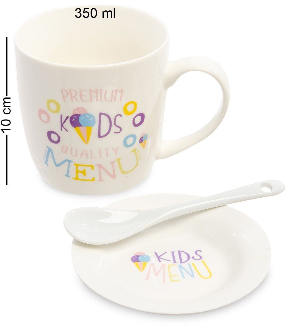 GAEM Art MUG-165/4 Кружка с ложкой «Детское меню»