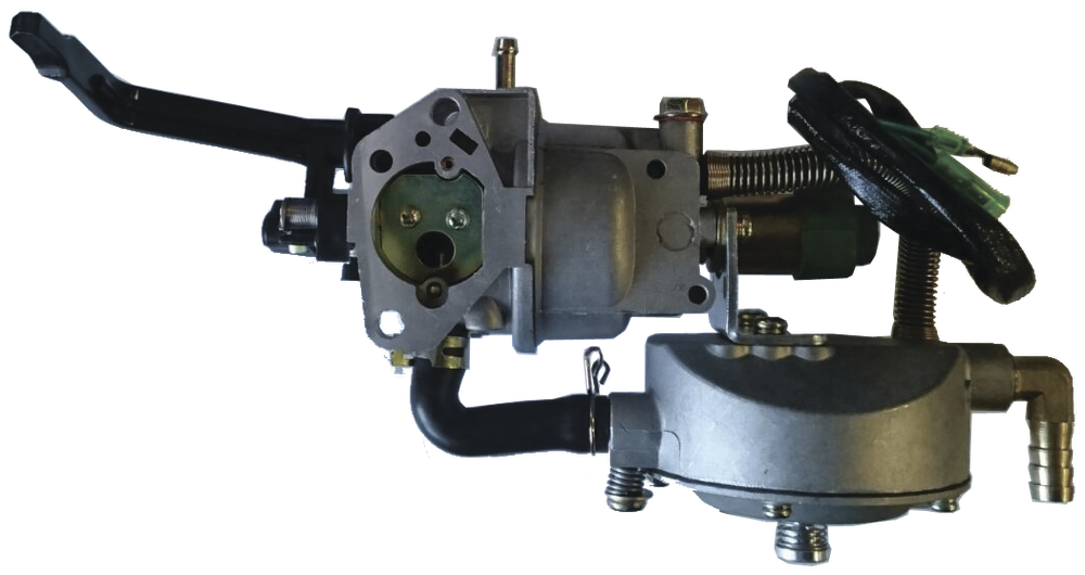 Карбюратор двигателя 182F-192F, GX-340-390 (Высокая-З, электроклапан, газ/бензин) [AEZ]