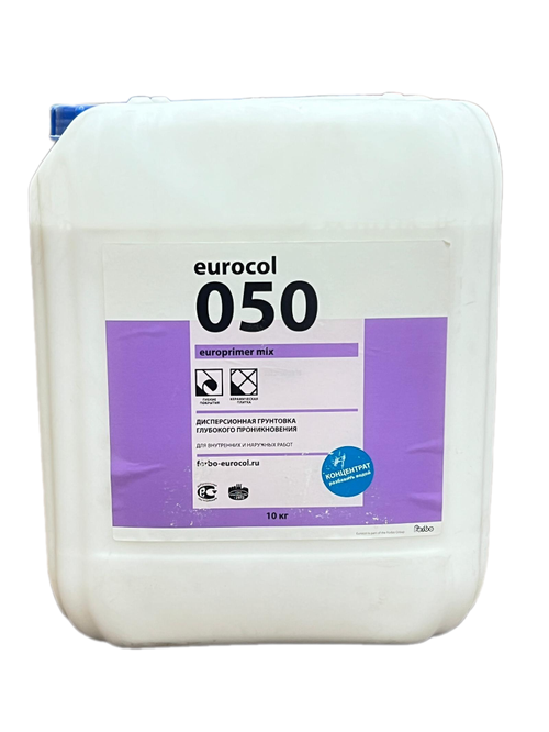 ГРУНТОВКА-КОНЦЕНТРАТ Д/ПОЛОВ EUROPRIMER MIX 050 10КГ