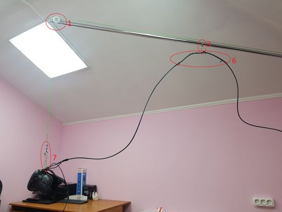 Стойка для кабеля шлема HTC/OCULUS/VALVE