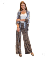 Ткань жатый бархат с крэш-эффектом (Италия Forte) 80% вискоза 20% шелк ш-130см. цена за 1 м