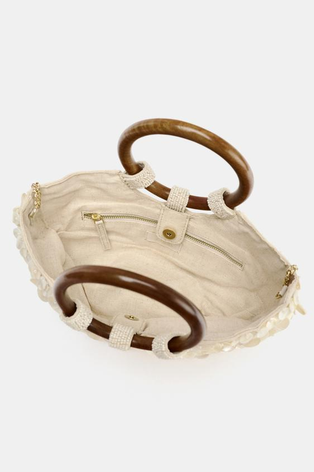 ZARA СУМКА-МЕШОК С ДЕКОРАТИВНЫМИ ДЕТАЛЯМИ, ЖЕМЧУЖНО-СЕРЫЙ