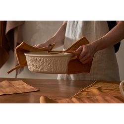 Прихватка из хлопка цвета карри из коллекции Essential, 22х22 см