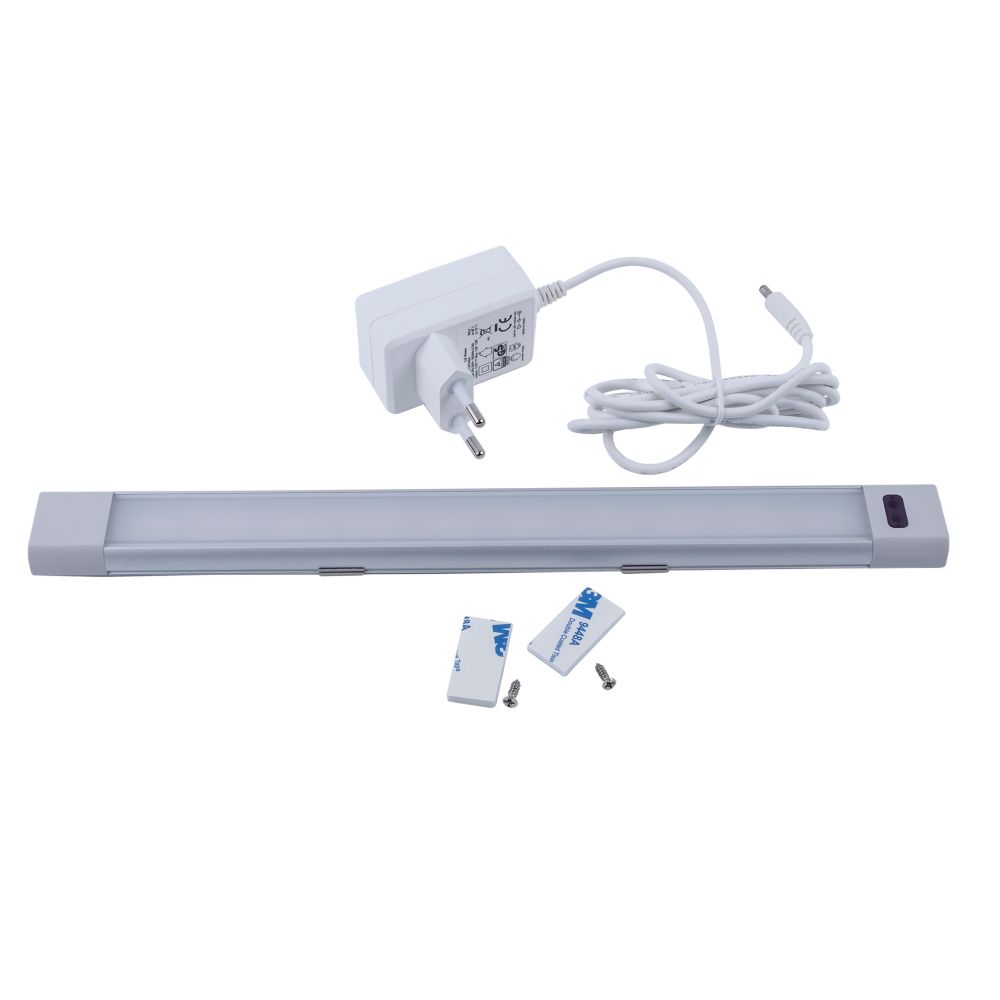 ULI-F47-5W-4500K-DIM SENSOR IP20 SILVER Светильник светодиодный для мебели. 300x30x11.5мм. 400Lm. ТМ Uniel