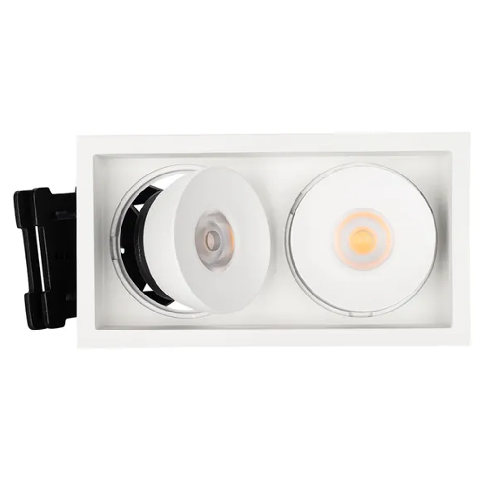 Светильник CL-SIMPLE-S148x80-2x9W Day4000 (WH, 45 deg) (Arlight, IP20 Металл, 3 года) 028150