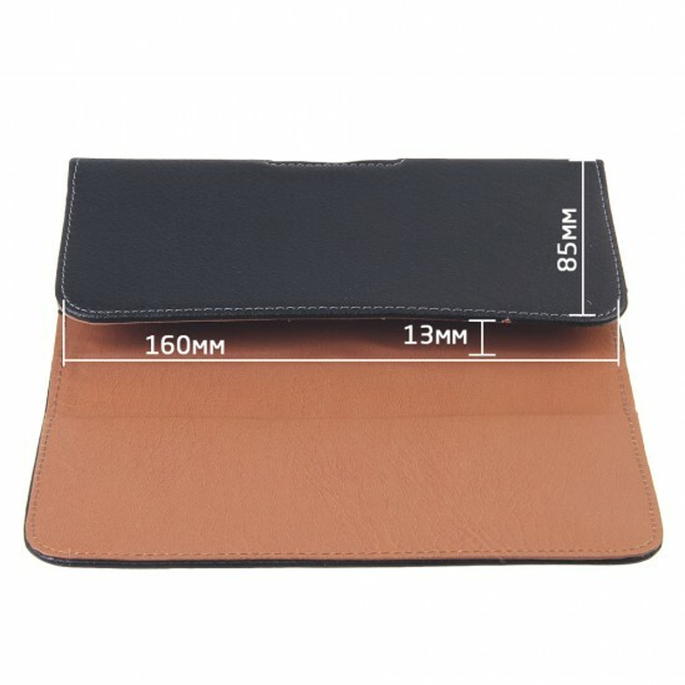 Кобура на пояс универсальная для смартфонов 6,0", 009089 Черный