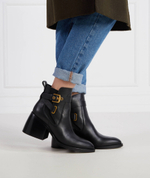 Кожаные ботильоны See By Chlo\u00e9 - черный(SB41011A 18041)