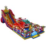 Профессиональный надувной батут "Гранд-саванна" 21*10*10 м