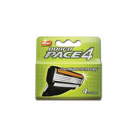 DORCO Сменные кассеты с 4 лезвиями с крепежом для GILLETTE MACH3, 4шт