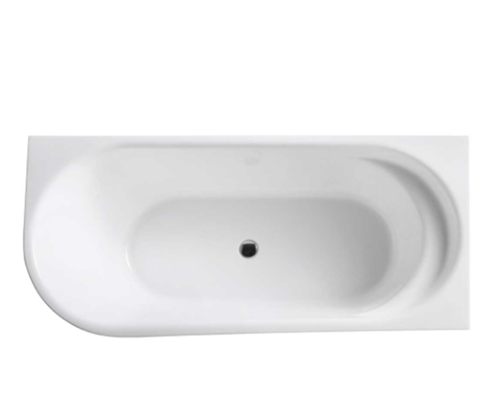 Ванна акриловая Vincea VBT-301-1500R, 1500*780*600, цвет белый, правая, слив-перелив в комплекте, хр, , шт