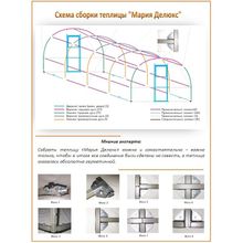 Теплица Усиленная &quot;Стандарт Делюкс&quot; 3х6 метров (каркас) магазин Наша Дача