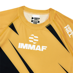 RGI-4021 Рашгард RASH GUARD IMMAF approved черно-золотой