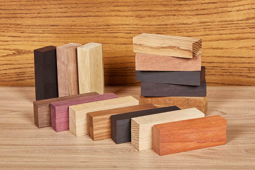 Лот №1. Дерево для рукоятей, с небольшими дефектами или нестандартного размера