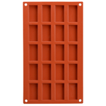 Форма силиконовая для приготовления пирожных finanzieri, 17х30 см