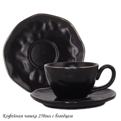 Lenardi 118-020 Чайная чашка 250 мл с блюдцем МАРОККОв под.уп.(х24)