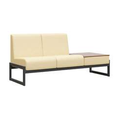 Module Диван двухмест. столик унив. MD.D2-ST2 Oregon 11/Орех Гварнери/Металл Черный 1855*700*800