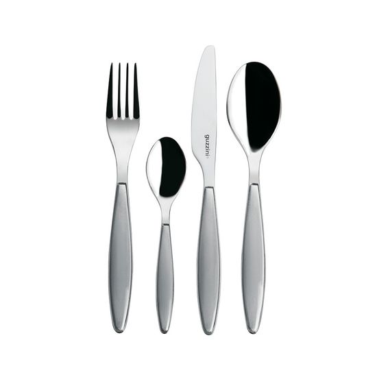 Набор столовых приборов feeling, серые, 24 пред.