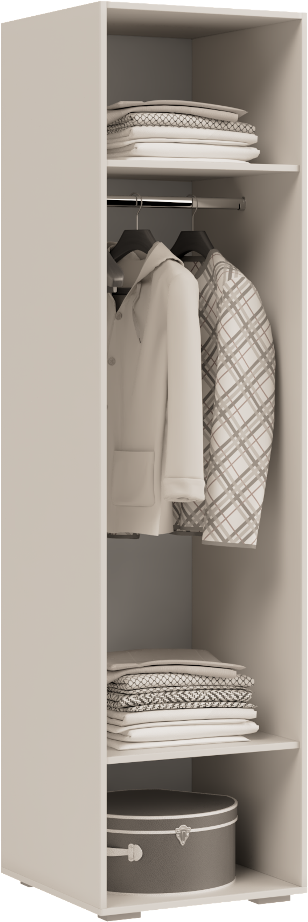 Коллекция Валенсия Пенал широкий ЛЕВЫЙ (600) Кашемир/Софт Сантьяго (набор)