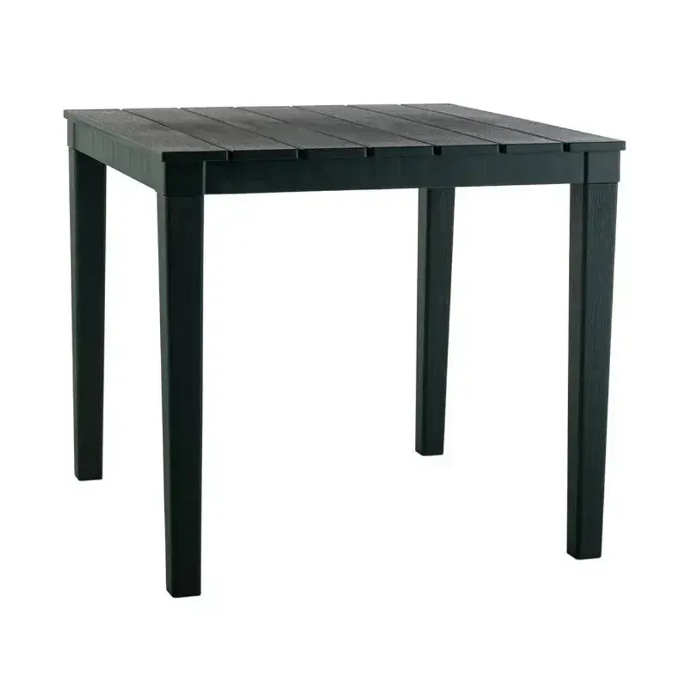 Стол Прованс квадратный 80см 4 ножки темно-зеленый 800х800х715мм