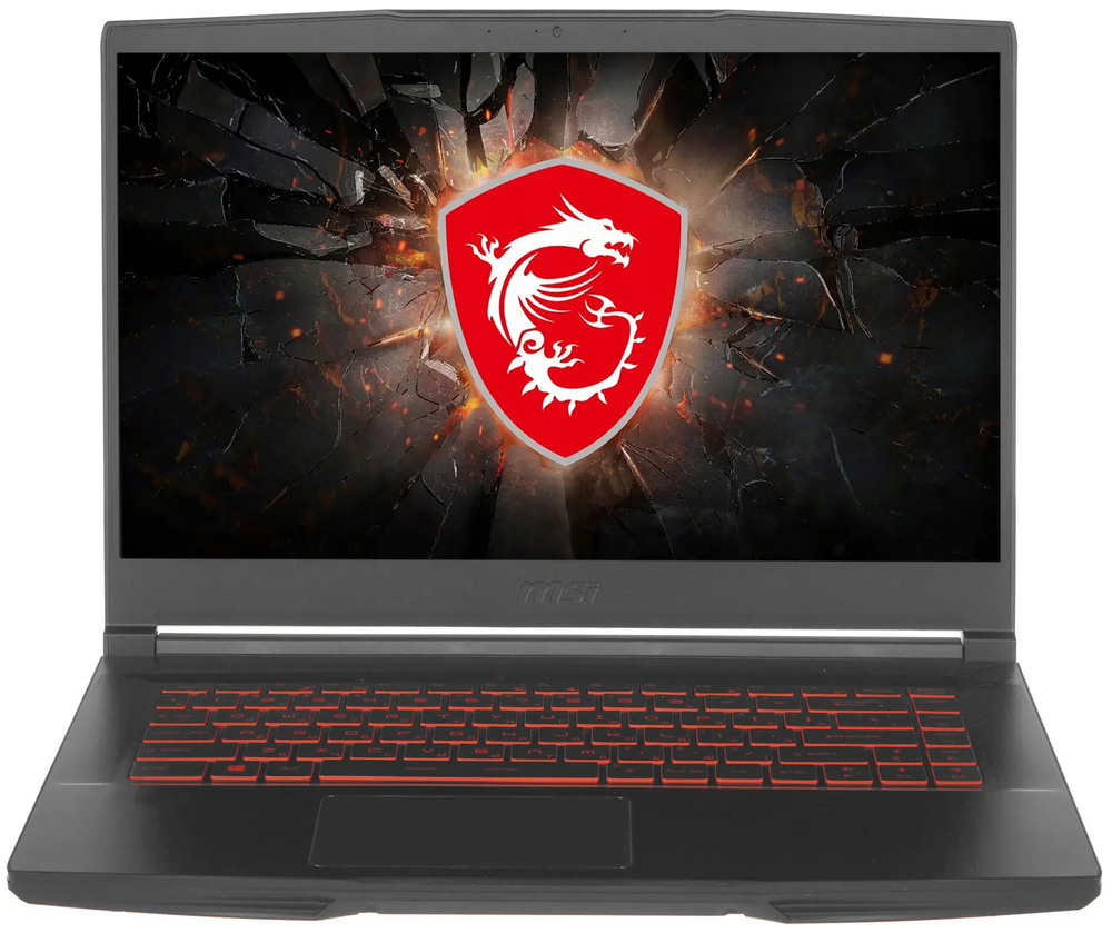 Ноутбук MSI GF63 Thin 11SC-11UD-254XRU (9S7-16R612-254) Core i5 11400H 8Gb SSD256Gb NVIDIA GeForce RTX 3050 Ti 4Gb 15.6&amp;quot; IPS FHD (1920x1080) Free DOS black