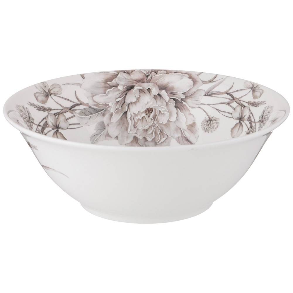 САЛАТНИК - ТАРЕЛКА СУПОВАЯ LEFARD "WHITE FLOWER" 750 МЛ, 18 СМ (КОР=24ШТ.)