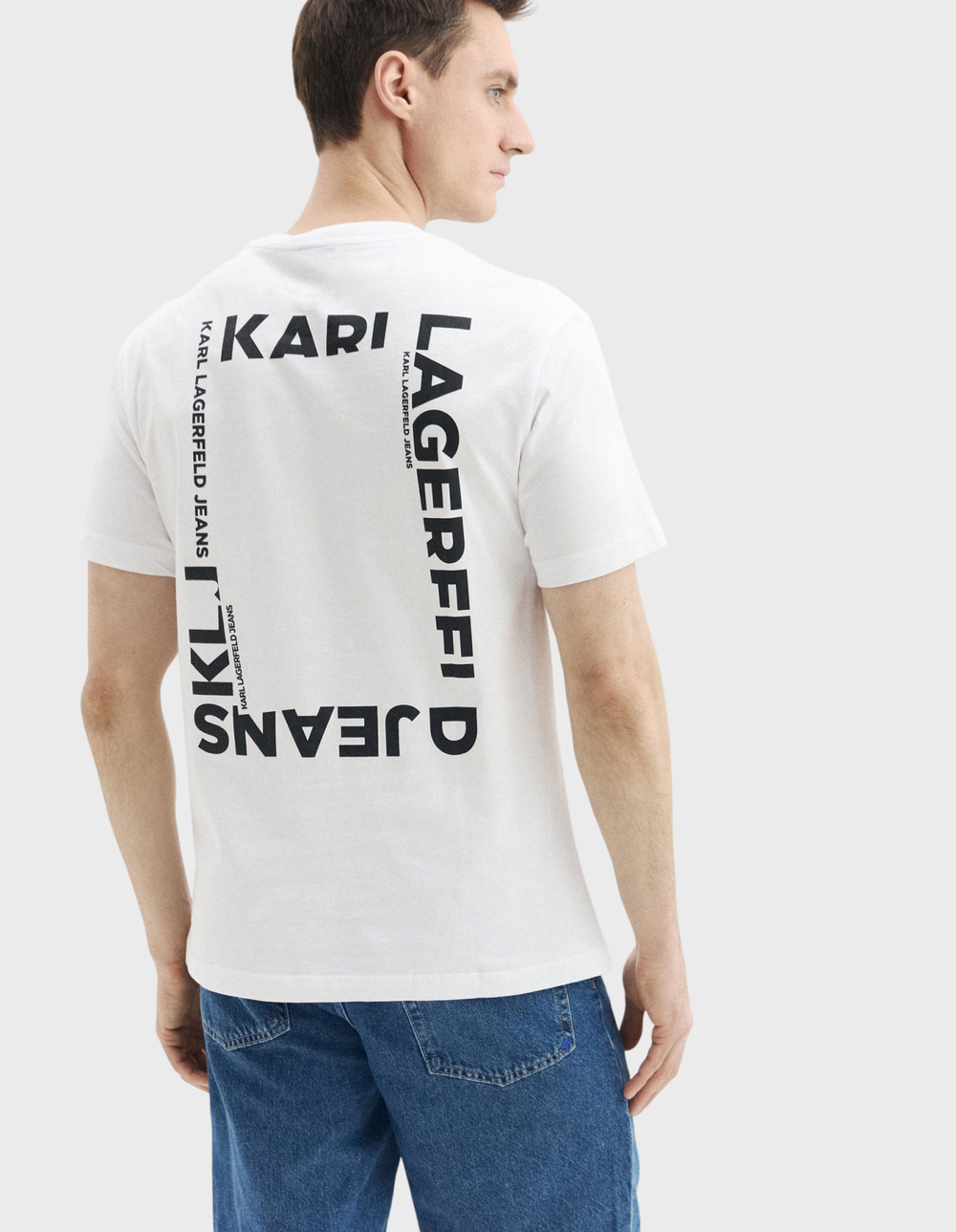 Футболка KARL LAGERFELD JEANS Reg Back Frame Tee