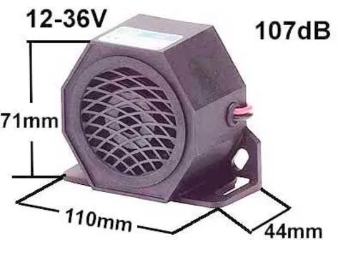 Звуковой сигнал для заднего хода 12/24В 105db