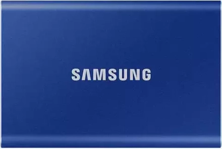 Внешний накопитель SSD USB3.0 1.8" 500Gб Samsung T7 (MU-PC500H/WW) USB 3.2 Type C Синий