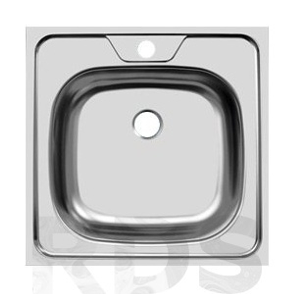 Мойка STD500*500 кухонная накладная квадратная матовая