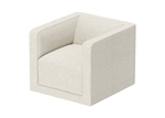 Кресло Cube (молочный, букле)