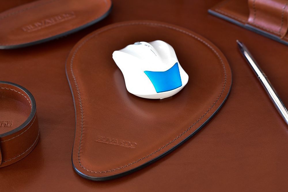 Маус Бювар Танго / Ламбо  BUVARDO LUX из кожи Full Grain Toscana Tan