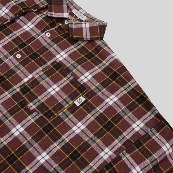 Рубашка Cowboy Shirt Chocolate коричневая - фото 5