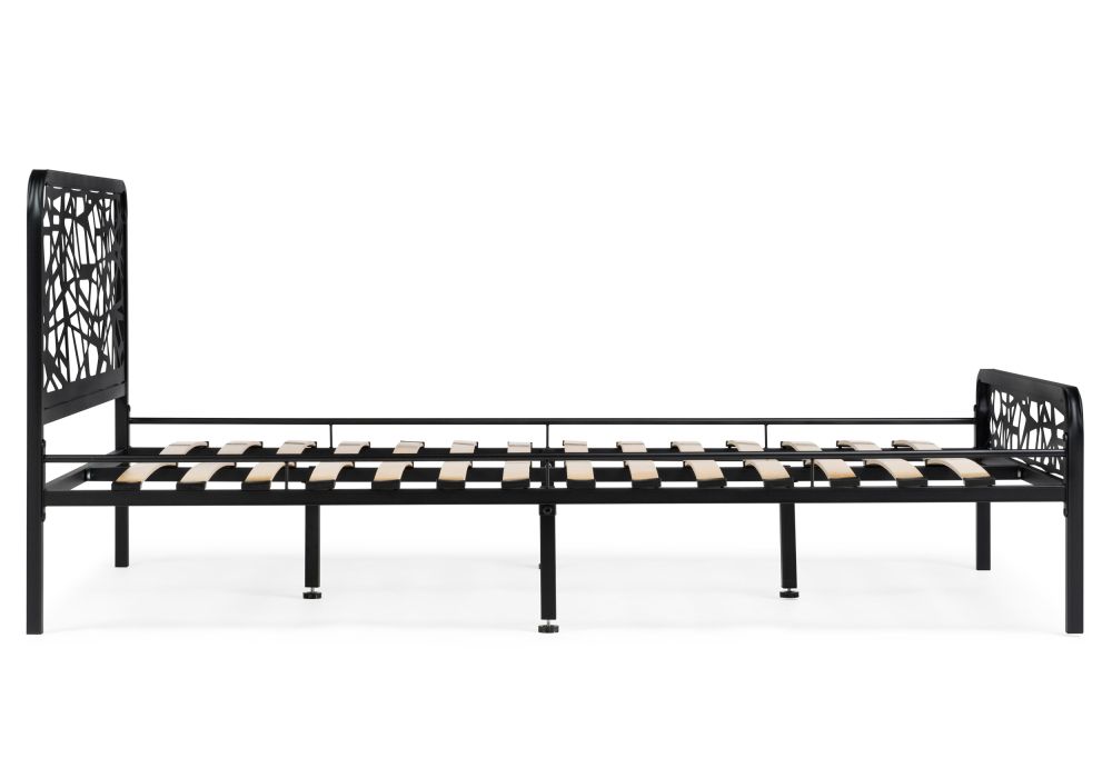 Полутораспальная кровать Кубо 140х200 черный