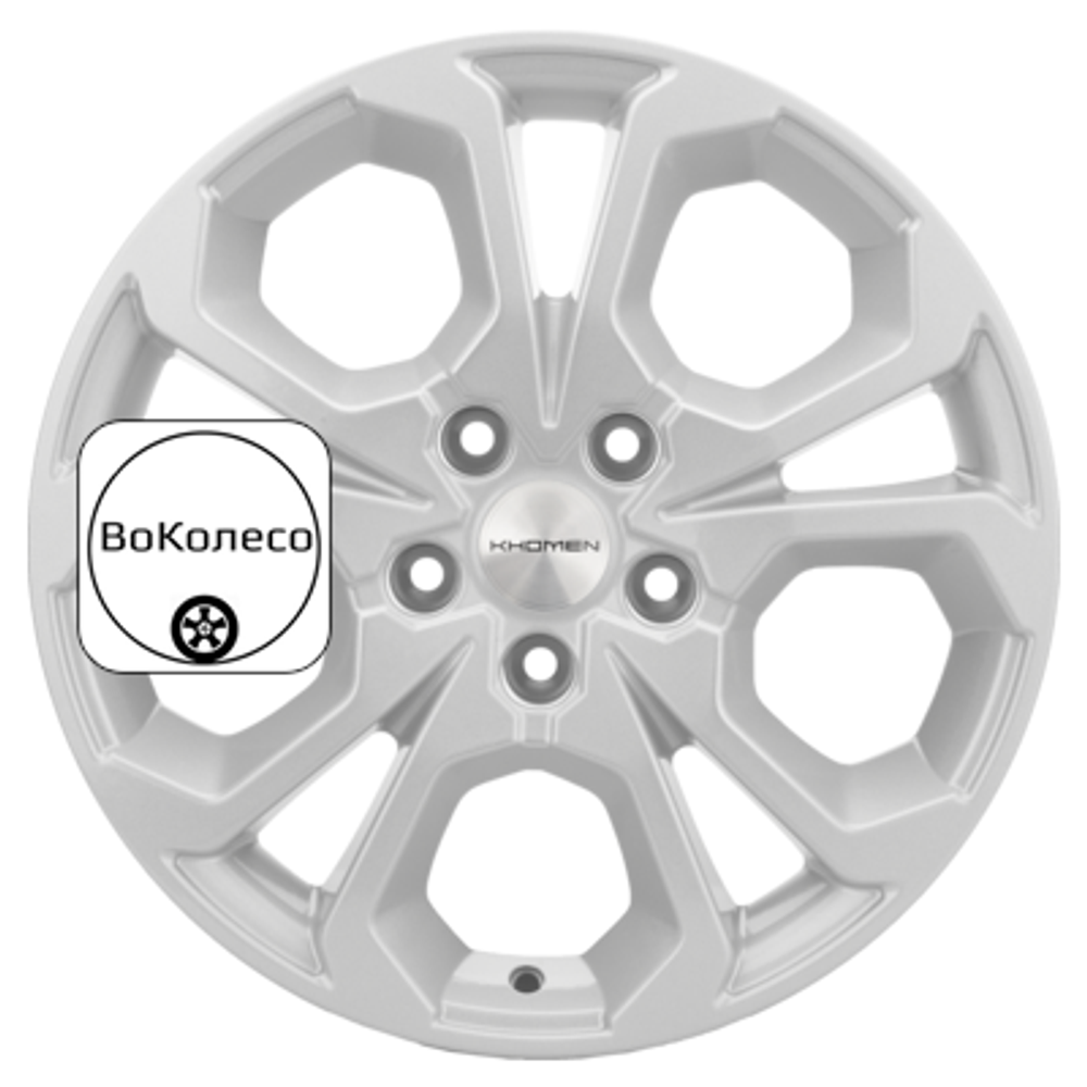 6,5x17/5x114,3 ET50 D66,1 KHW1711 (Arkana/Kaptur) F-Silver Khomen Wheels