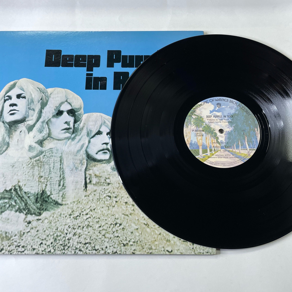Винтажная виниловая пластинка LP Deep Purple In Rock (Япония 1974) (Без Оби)