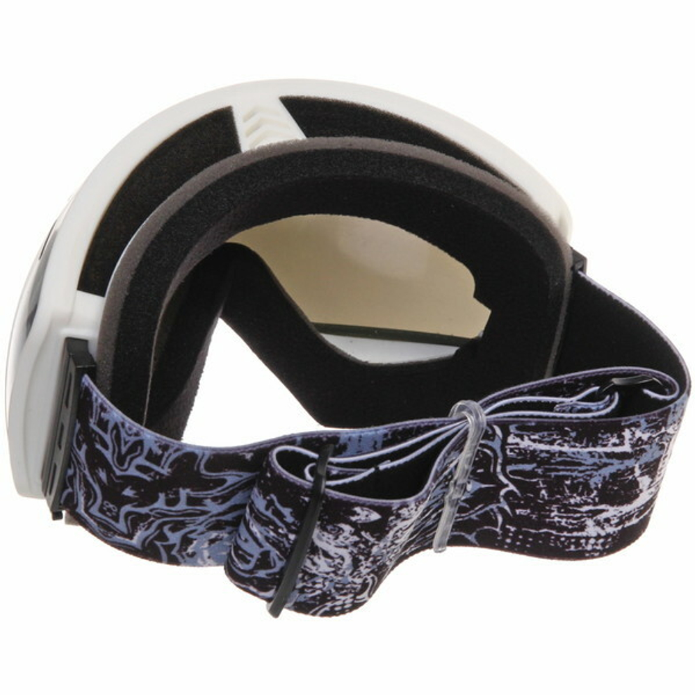 Очки горнолыжные H019, белая оправа/зеркальная линза