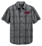 Рубашка Skull Target Plaid Harley-Davidson