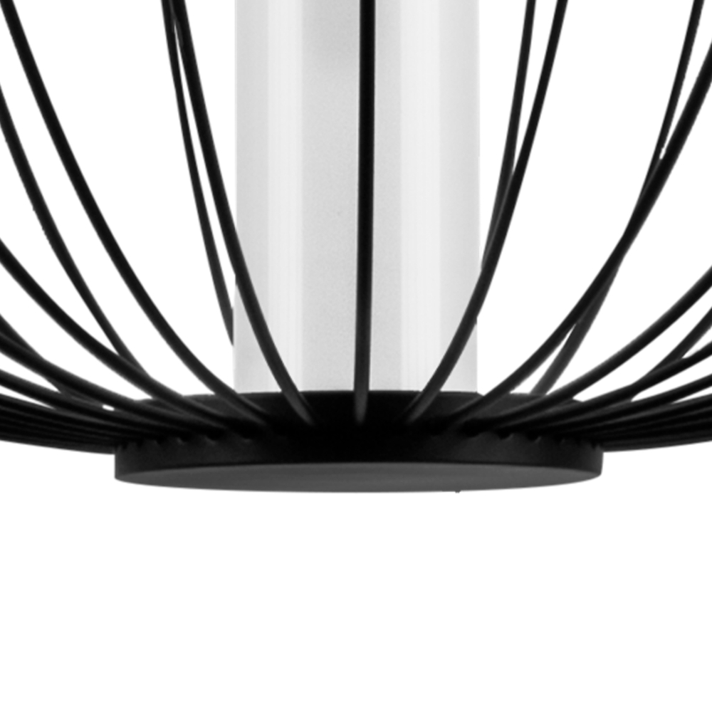 734057 Люстра SOLE 16W LED 1309LM 120G ЧЕРНЫЙ МАТОВЫЙ 3000K