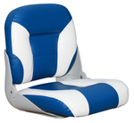 Сиденье типа "Sport low back", белое с синим (10253852)