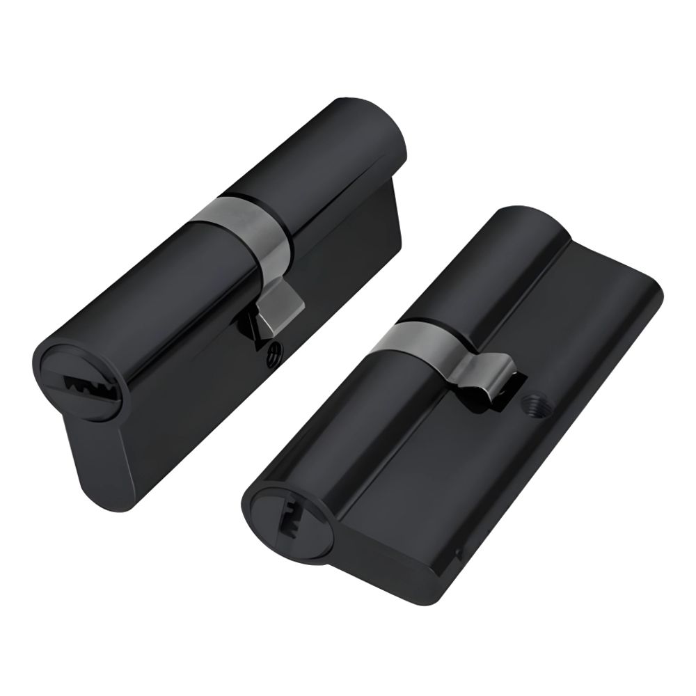 Механизм цилиндровый Z60 (30x30) BL 5 ключей (черный)