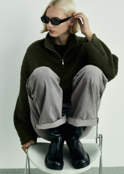 Джинсы Danila с широкими штанинами и высокой посадкой