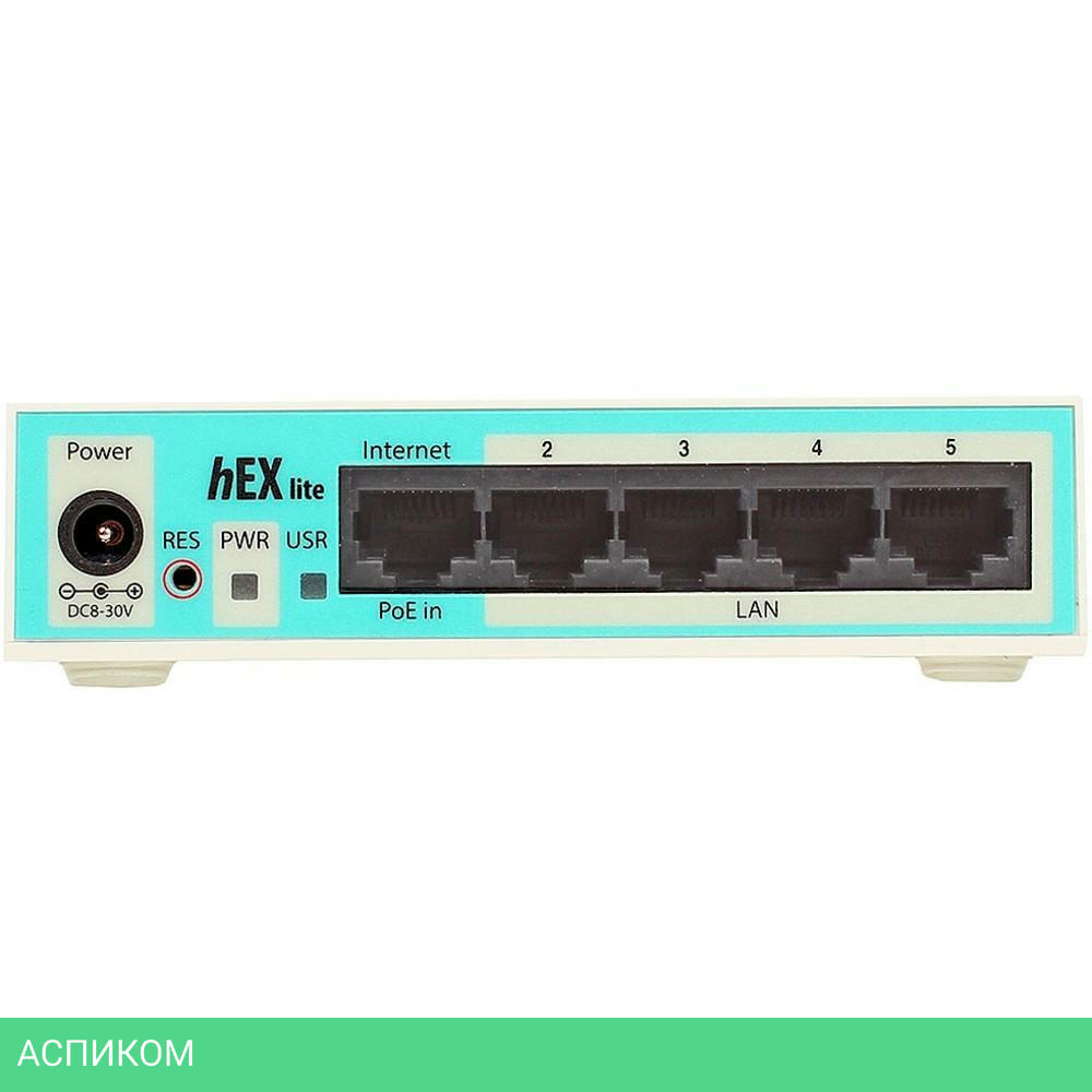 DSL-маршрутизатор Mikrotik Hex Lite RB750r2