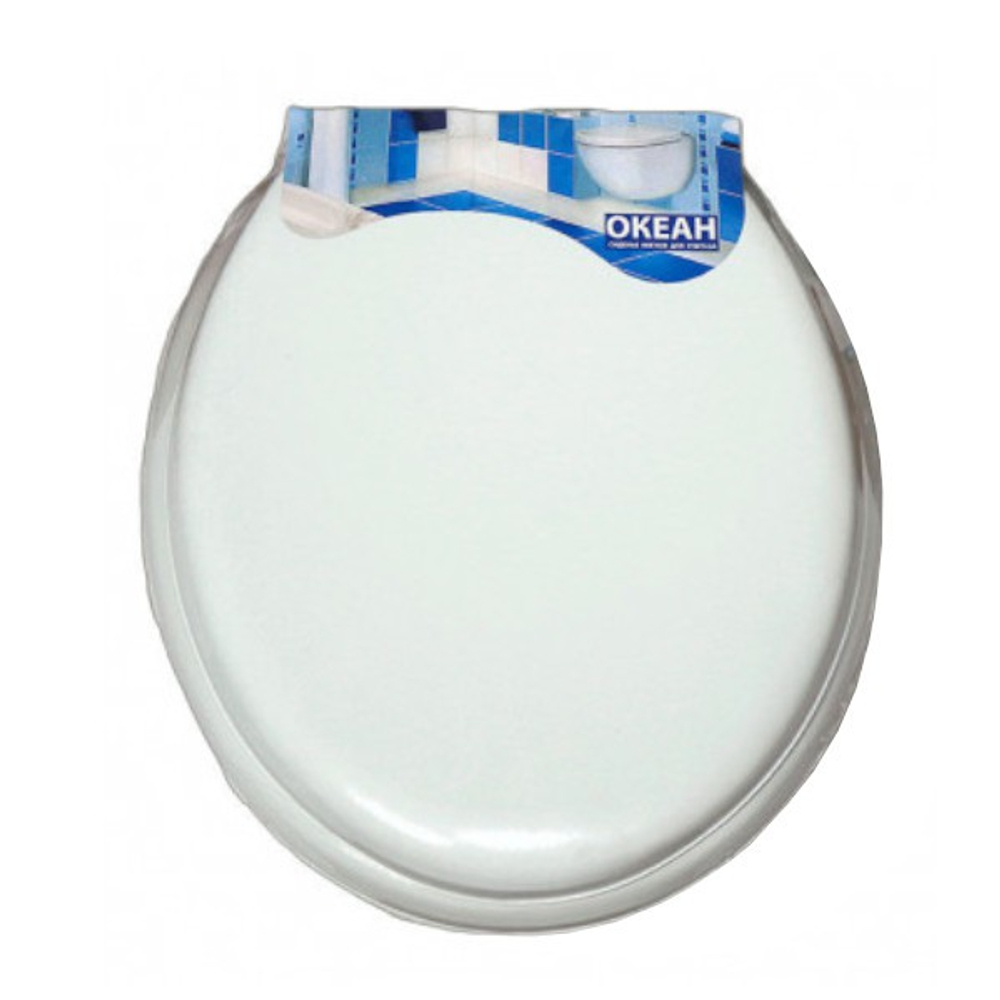 Мягкая крышка-сиденье для унитаза "VANNA LUX" цвет белый