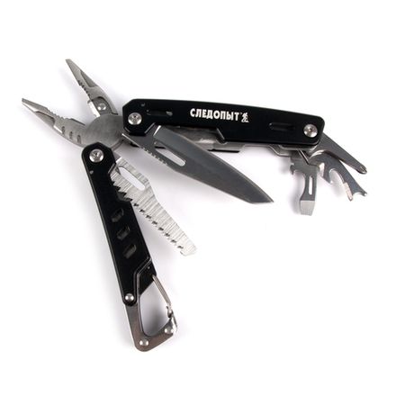 Мультитул (плоскогубцы) &quot;СЛЕДОПЫТ-EXPLORER&quot;, 105х42х18 мм, 11 предметов, в чехле, в коробке
