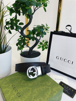 Gucci Двухсторонний кожаный ремень